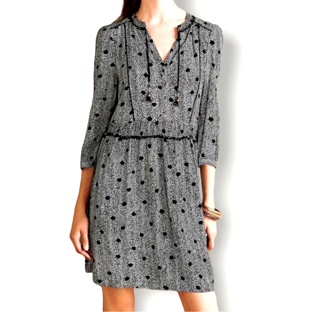 MAEVE Galen Black and White Dress Sz XS